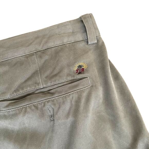 Tommy Bahama Men’s 100% Silk Pleated Shorts Green Size 38 - Picture 4 of 8